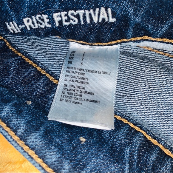 High waisted American Eagle jean shorts - Picture 4 of 7